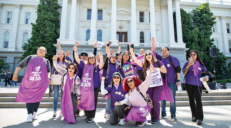 Healthcare workers advance bill for living wage in state