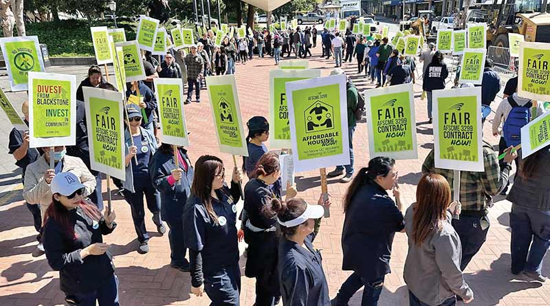 AFSCME university workers continue contract fight