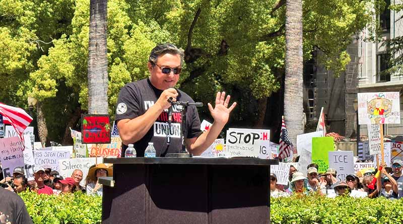 Labor stands with ‘No Kings’ protesters against Trump overreach