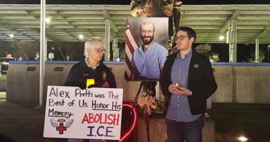 Labor honors AFGE member Alex Pretti at candlelight vigil