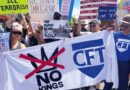 Union members take center stage at No Kings rally