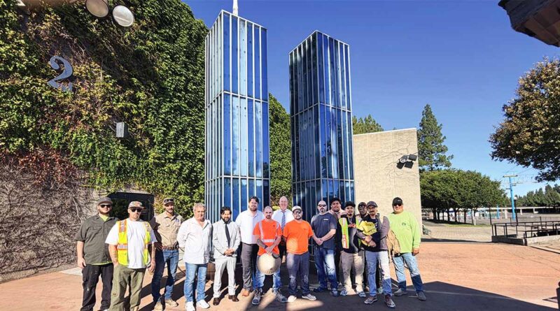 Union craftworkers restore Cal Expo’s 9/11 Memorial for 25th anniversary